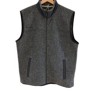 Smartwool Charcoal Gray Hudson Trail Fleece Vest Men's Size X-Large